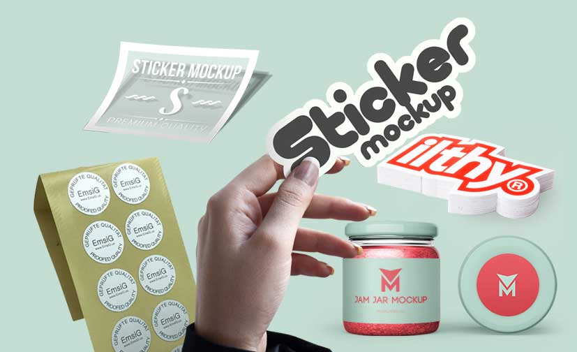 Die cut, Round stickers printing in Dubai.