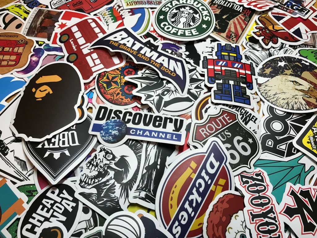 Die cut, Round stickers printing in Dubai.