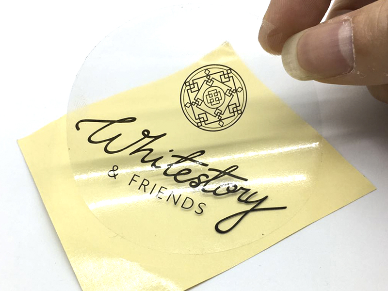 Transparent Sticker printing in Dubai