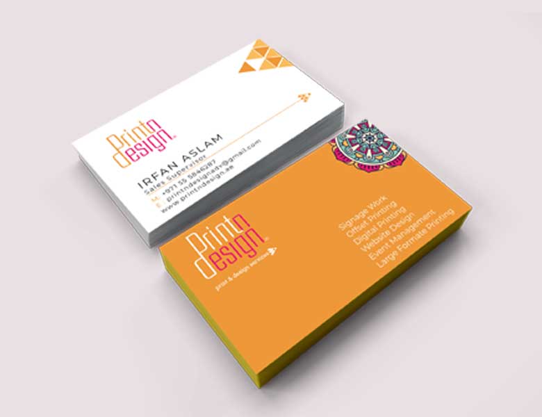 express business card printing dubai