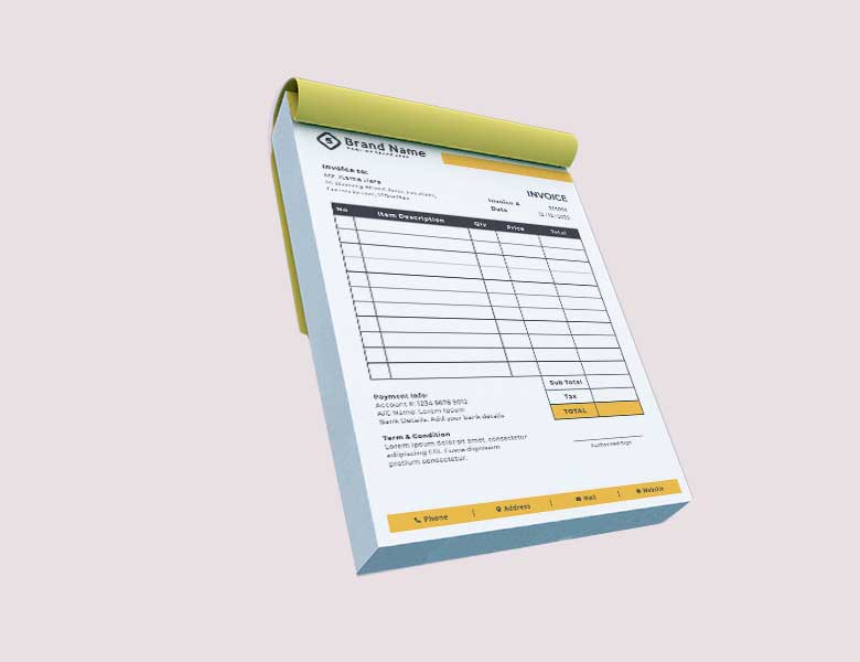 Invoice Printing Dubai