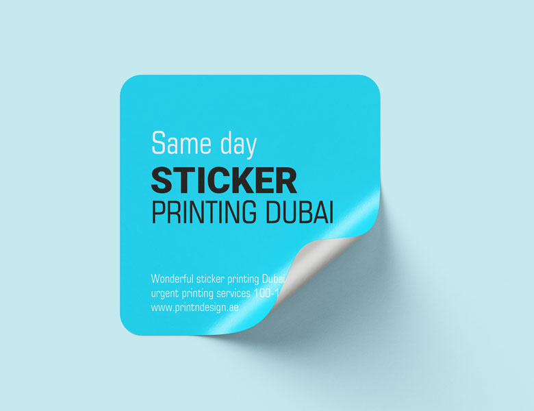 Custom square stickers are a fast and easy way to promote your business, brand or event.