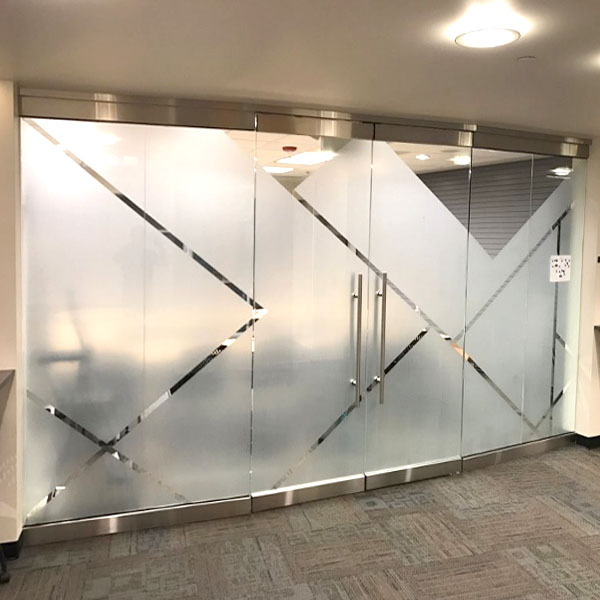 custom frosted glass stickers UAE