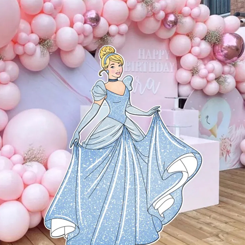 BIG DECOR PRINCESS: Cutout Decor Princes, Princes Birthday Decoration Baby Shower, Birthday Party