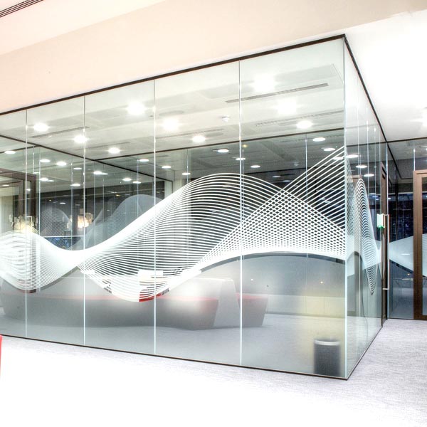 Clear Glass Sticker Printing Dubai