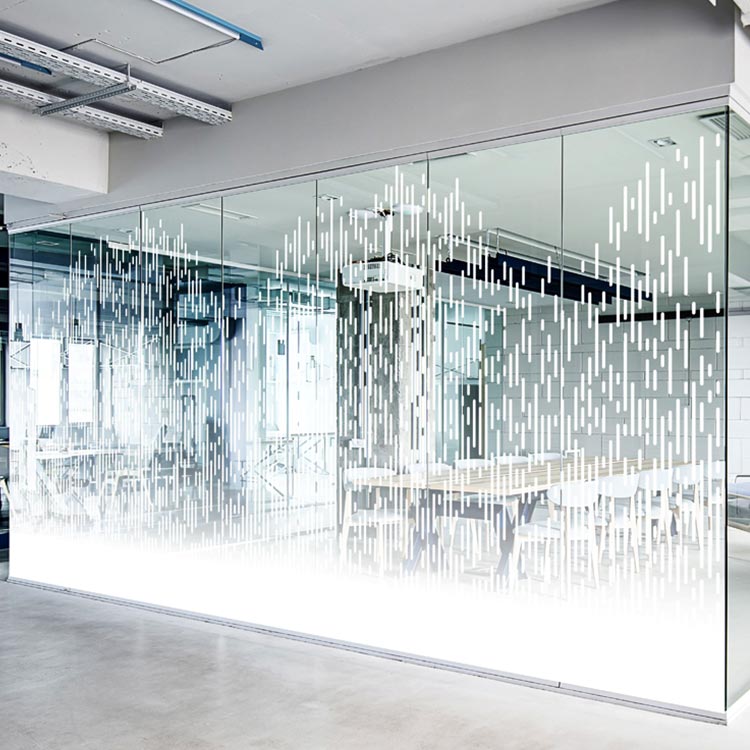 Transparent Glass Sticker Printing in Dubai
