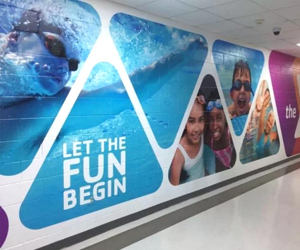 High-quality wall sticker print on smooth surface in Dubai