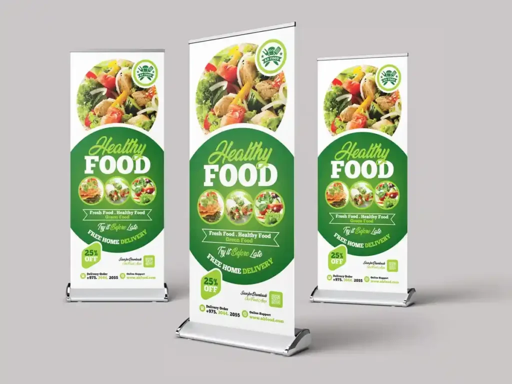 Urgent Rollup Banner Printing Dubai