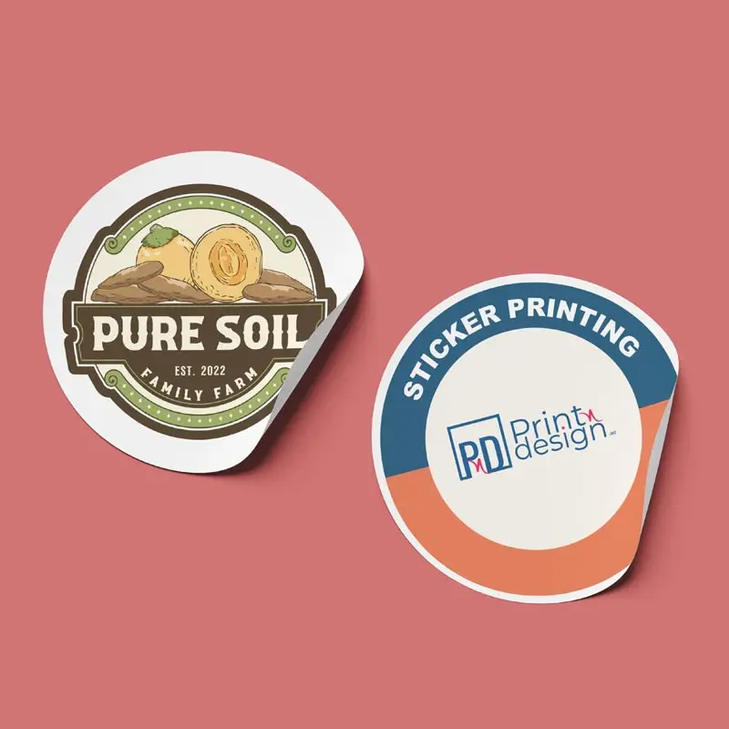 Round Sticker Printing Dubai
