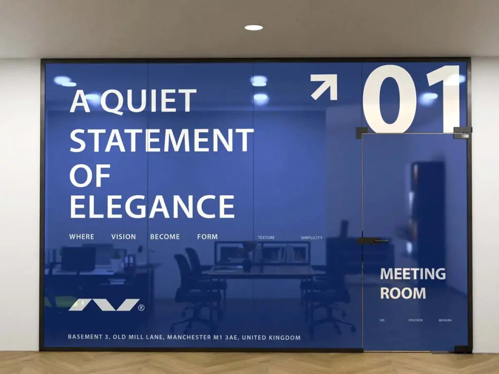 Clear Glass Sticker Printing Dubai