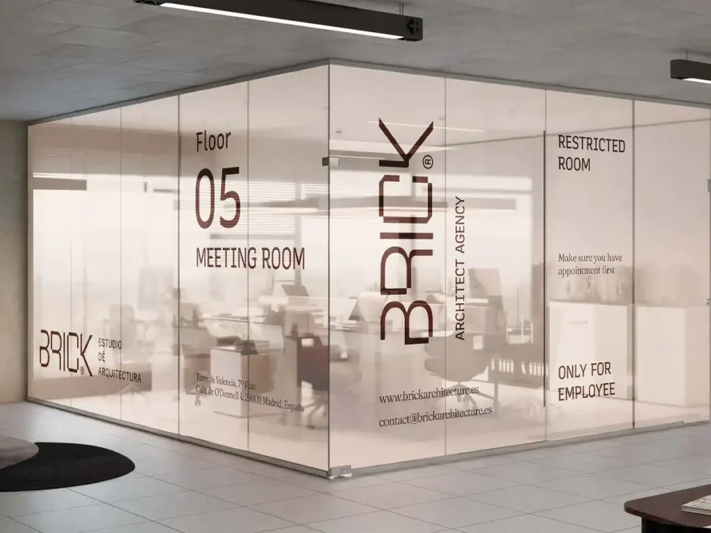 Frosted Sticker Printing Dubai