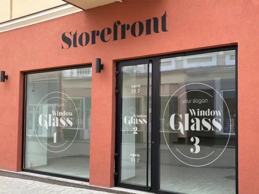 Glass Sticker Printing Dubai. Print n Design